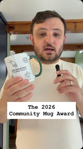ANNOUNCEMENT! We are really excited to be announcing our community mug award to be given out to a cafe or roaster as voted on...