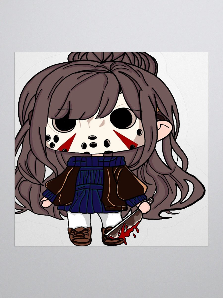Chibi Jason Kiss Cut Stickers product image (1)