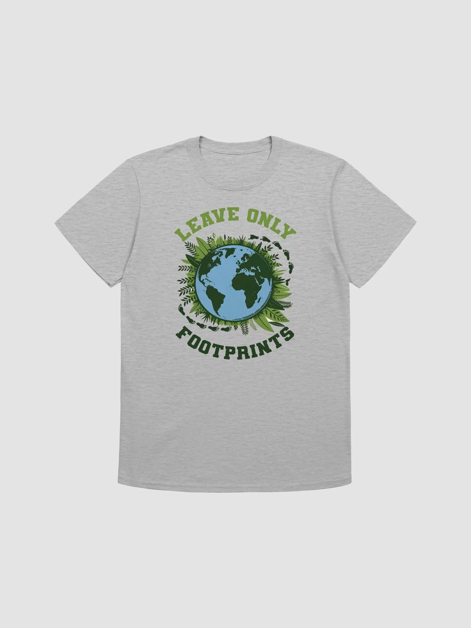 Leave Only Footprints, Care for Our Planet Tee product image (1)