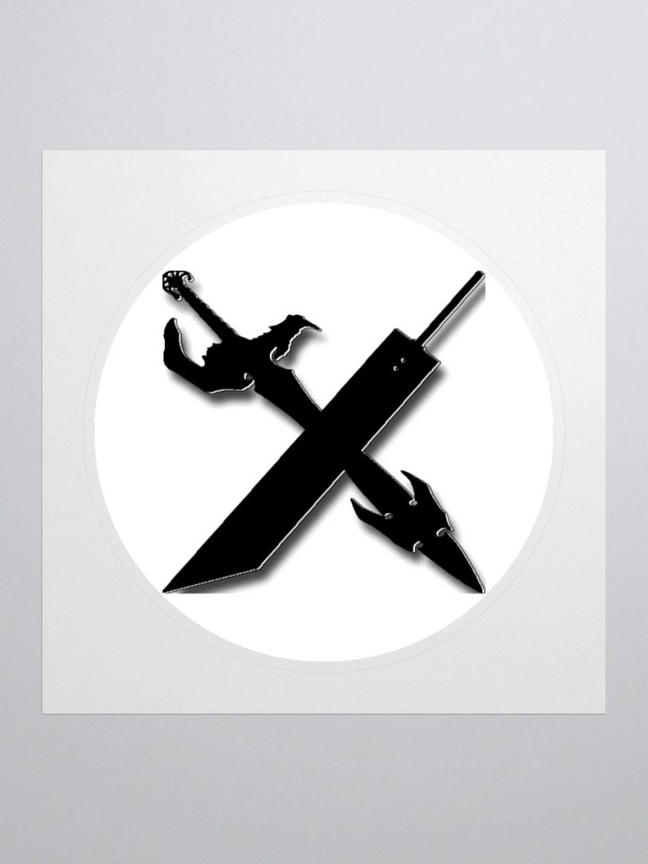 Luminaries of The Lifestream Black on White Logo Sticker product image (1)