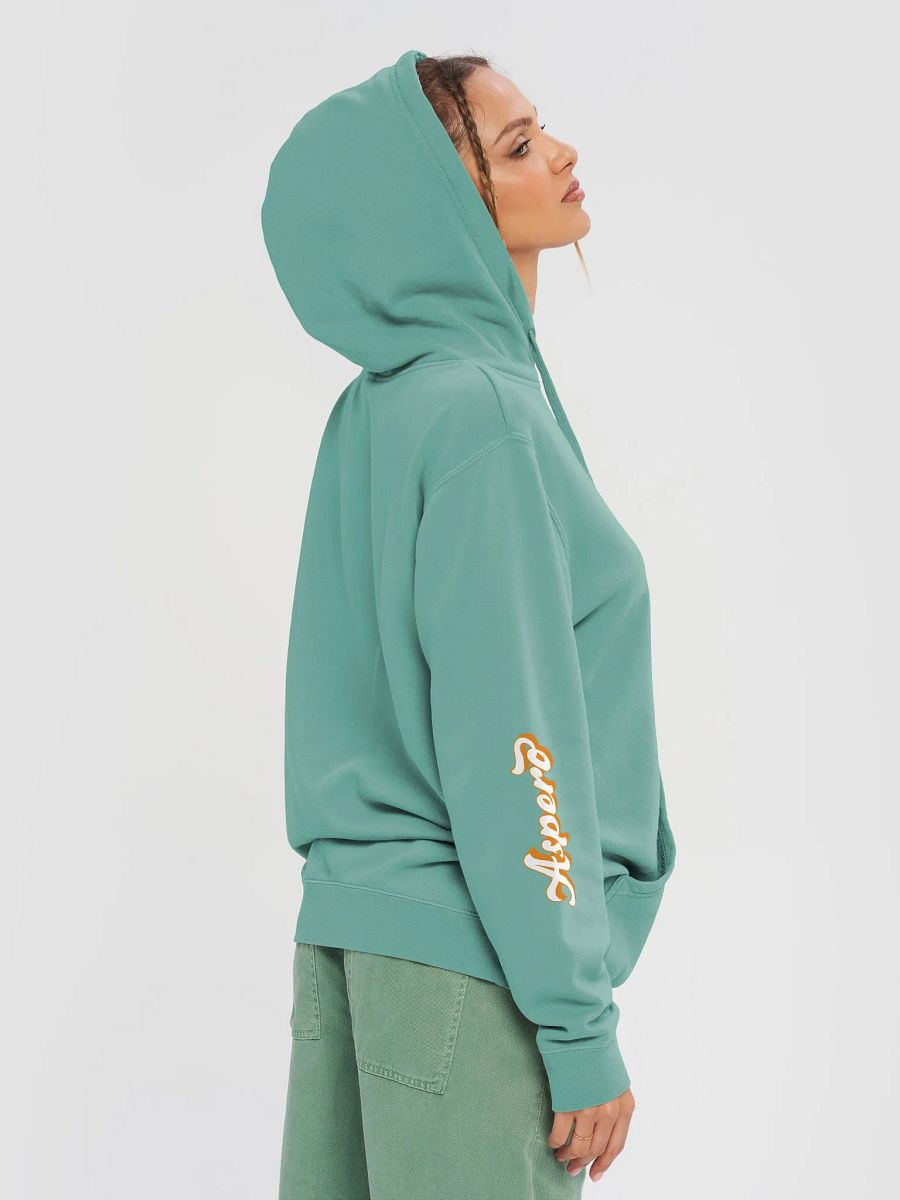 Aspen Stylized Letters Pigment Dyed Hoodie product image (45)