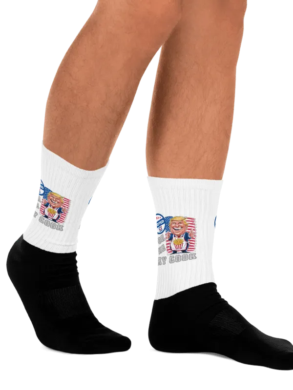 I Voted For The Fry Cook Trump USA Election Socks product image (2)