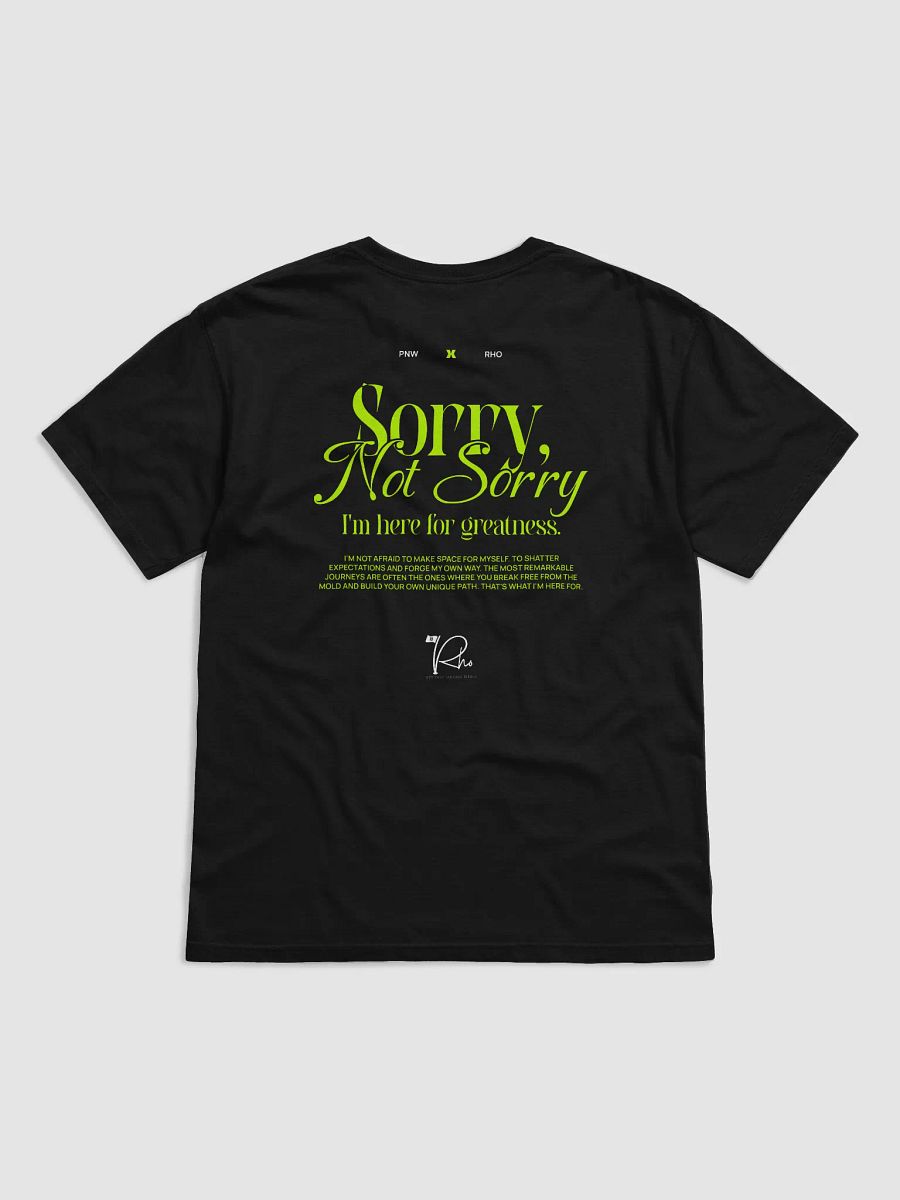 Sorry Not Sorry x Rho Adult Tee product image (2)