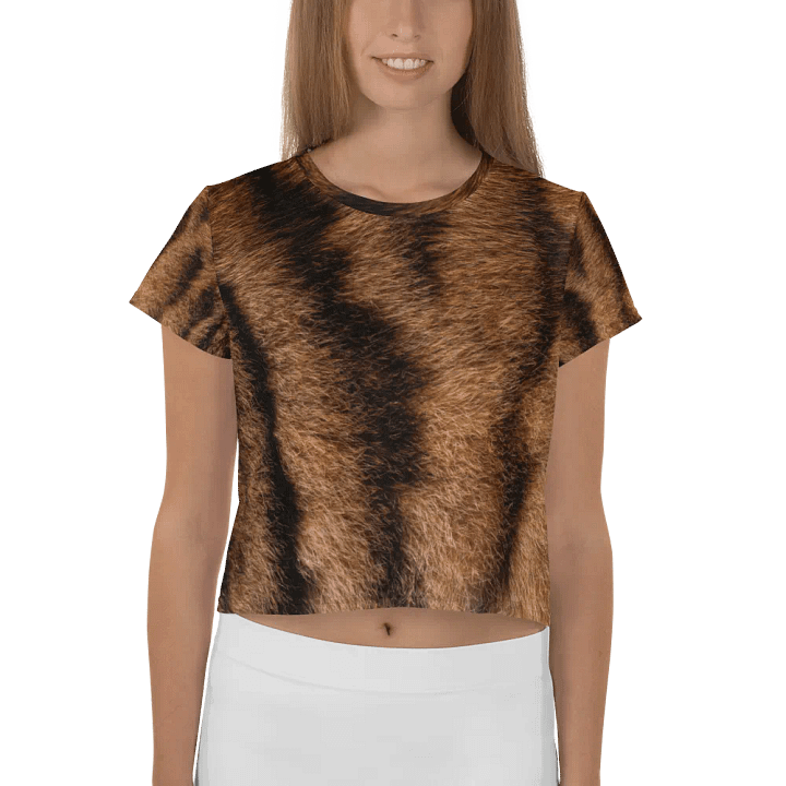 Toyger Cat Crop Tee product image (1)