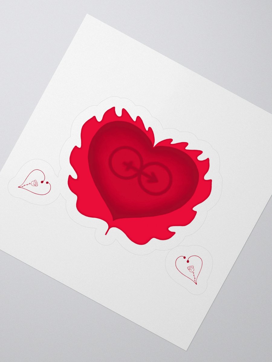 Eternal Love Kiss Cut Stickers product image (7)