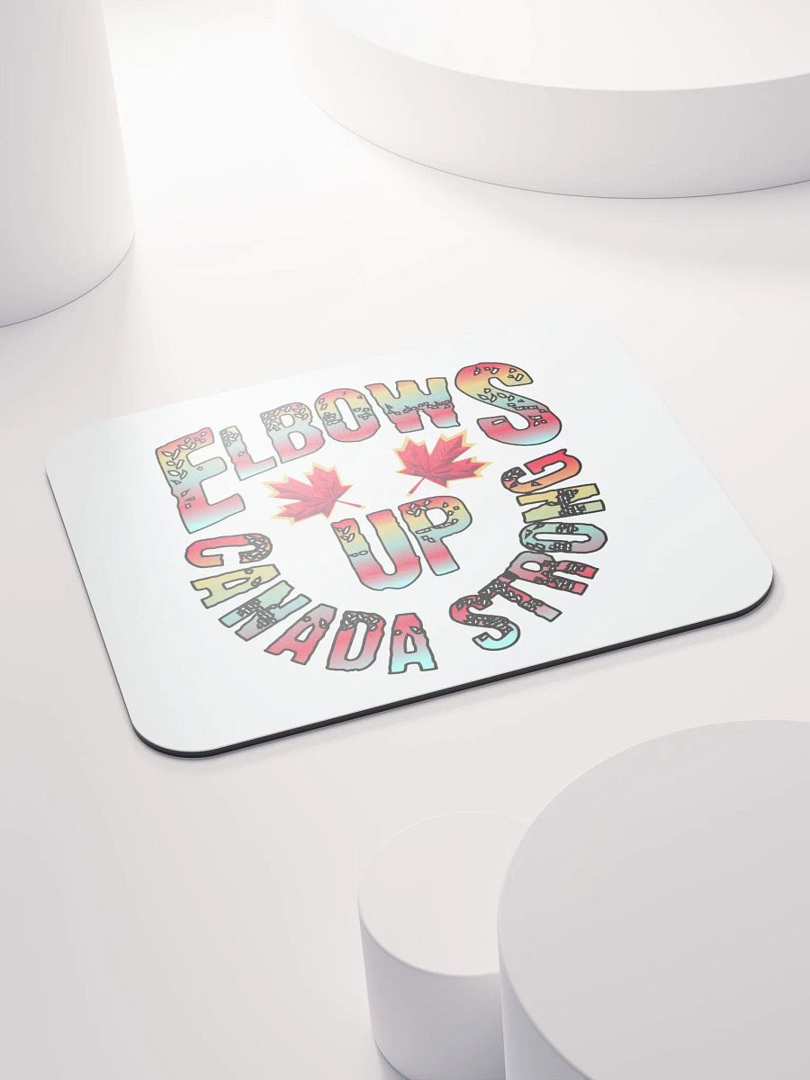 Elbows Up Canada Strong Mouse Pad product image (4)