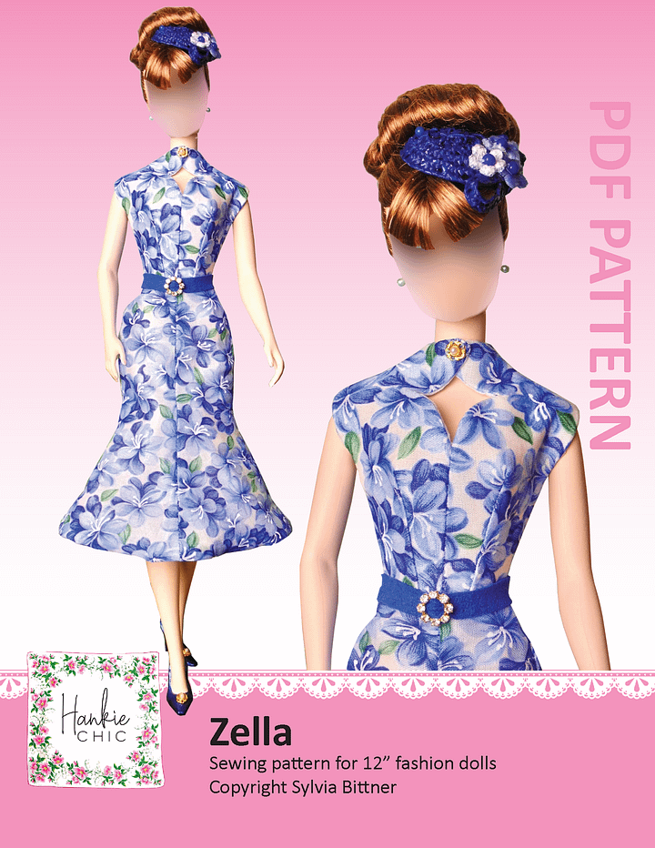Zella sewing pattern for 12