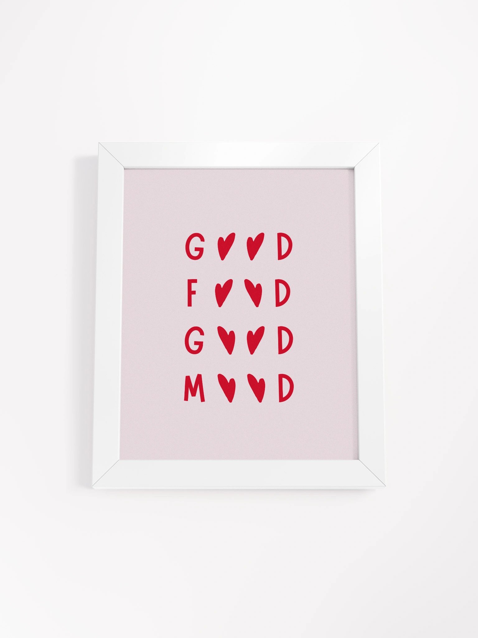 Heartfelt Letters Framed Poster product image (1)