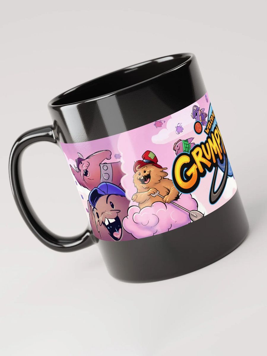 welcome to Grumpyverse - Black Glossy Mug product image (7)