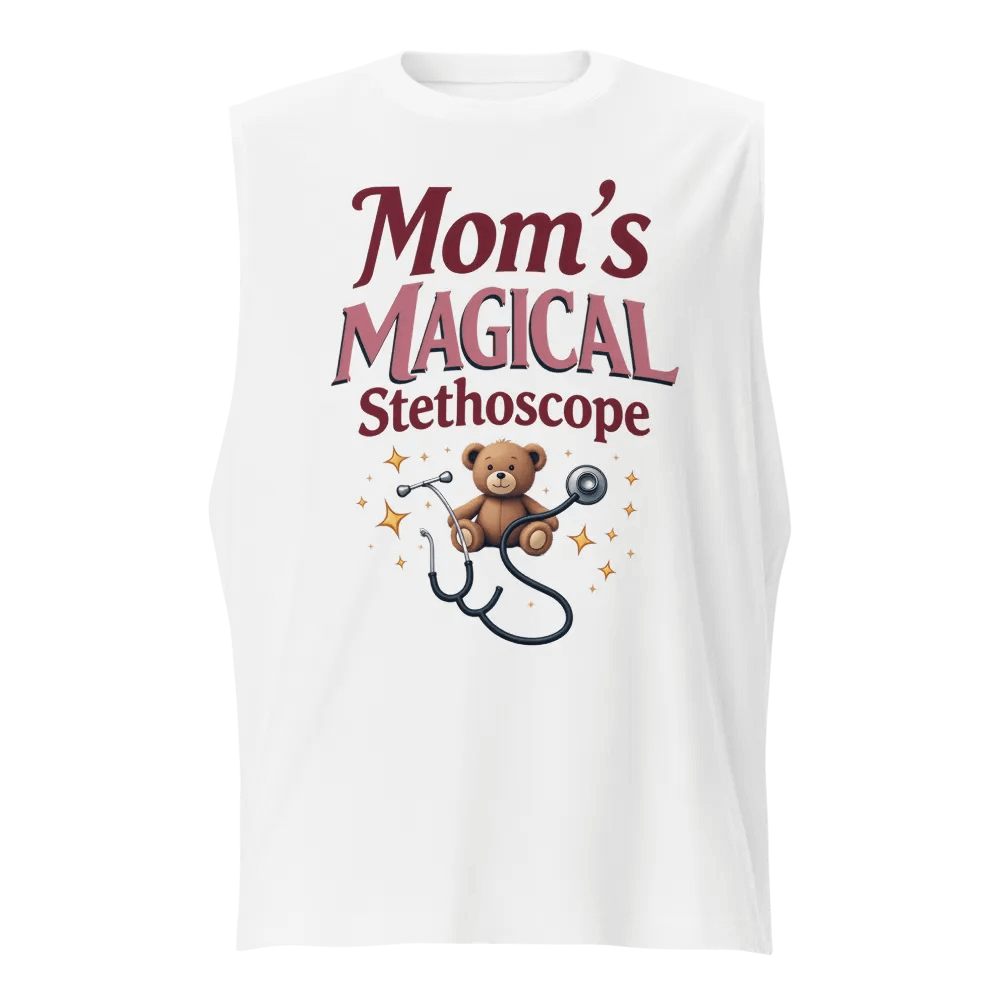 Mom's MAGICAL Stethoscope, Teddy Bear Muscle Tank product image (5)