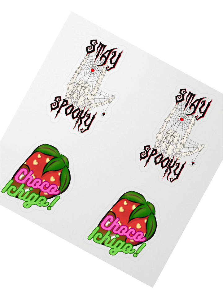 Stay Spooky! and Choco Ichigo! Kiss Cut Stickers product image (2)
