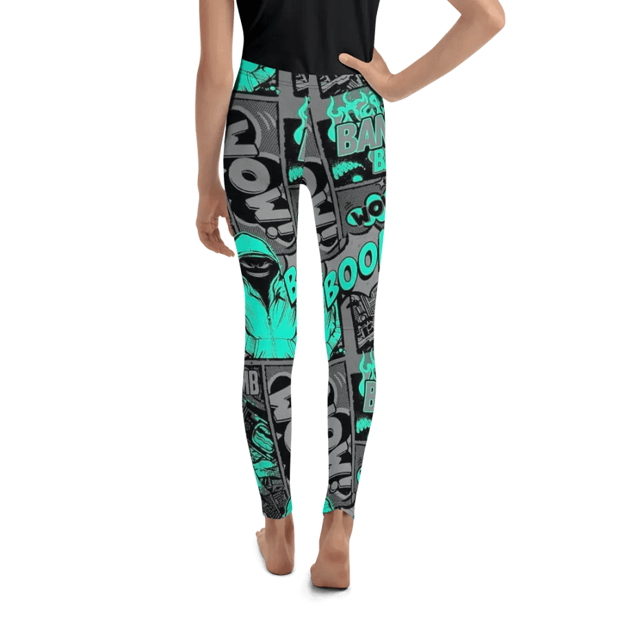 Kids Leggings – Boom Bang Baff Print for Energetic & Fun Style product image (7)