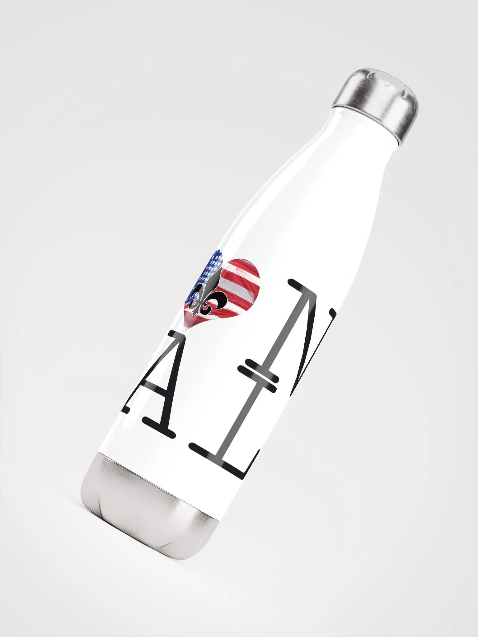 I LOVE NOLA **BIGSHOT BOTTLE** (USA HEART STAINLESS STEEL) product image (4)
