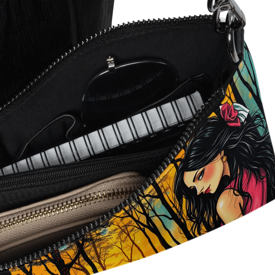 faux leather Sunrise Serenade Crossbody Bag product image (6)