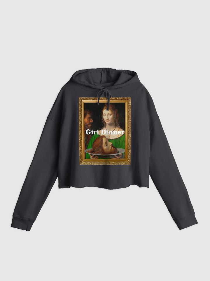 Girl Dinner Framed Cropped Hoodie product image (4)