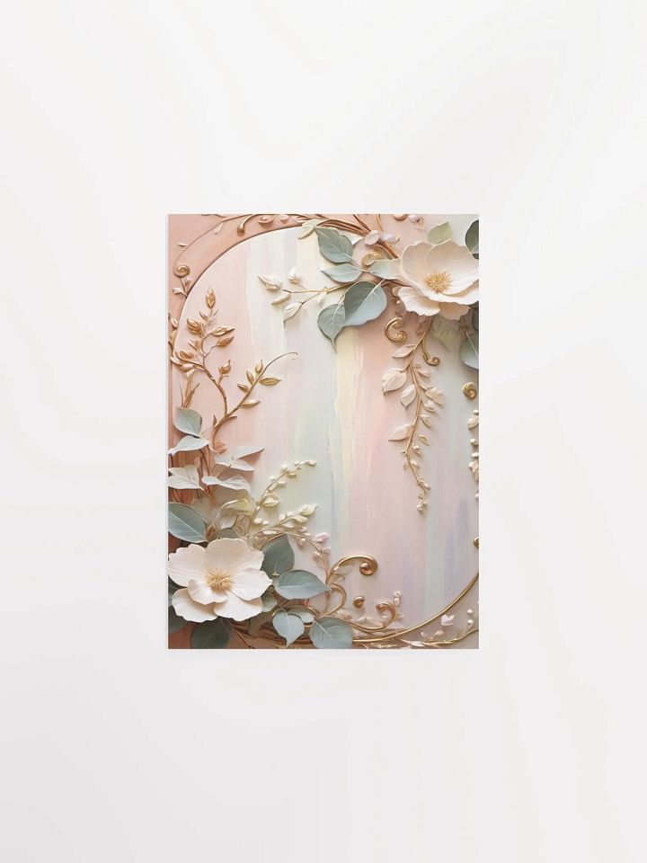 Ethereal Bloom Oval Poster product image (4)