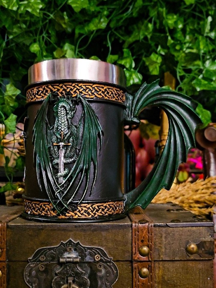 The Armored Kingdom Green Dragon Scale & Steel Mug product image (1)
