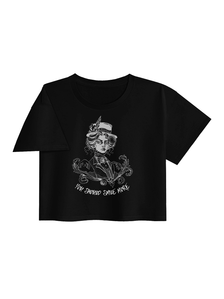 "SMILE MORE" Crop Top (Design #2) product image (2)