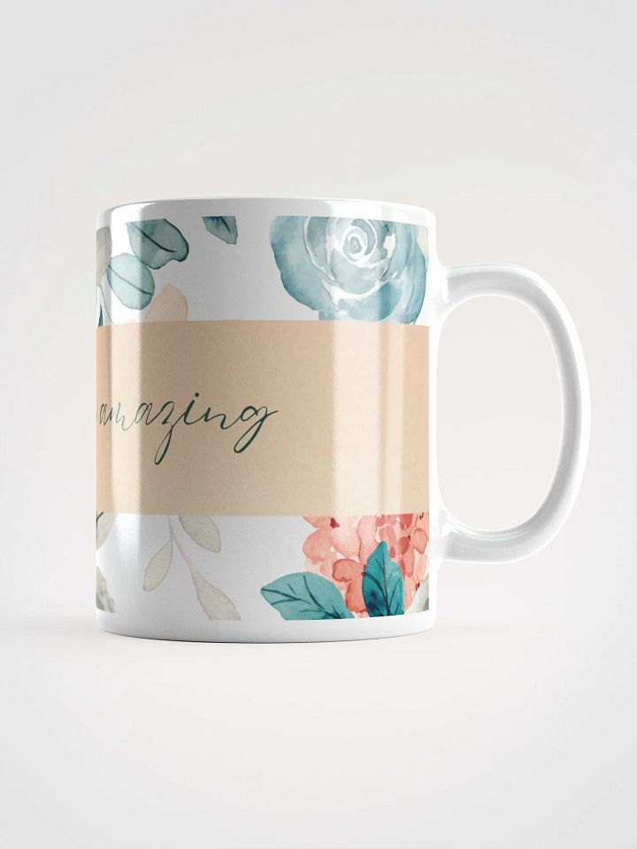 Floral Motivation Mug product image (2)