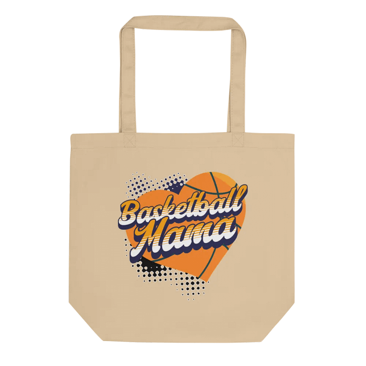 Mama Heart Basketball Tote Bag product image (1)