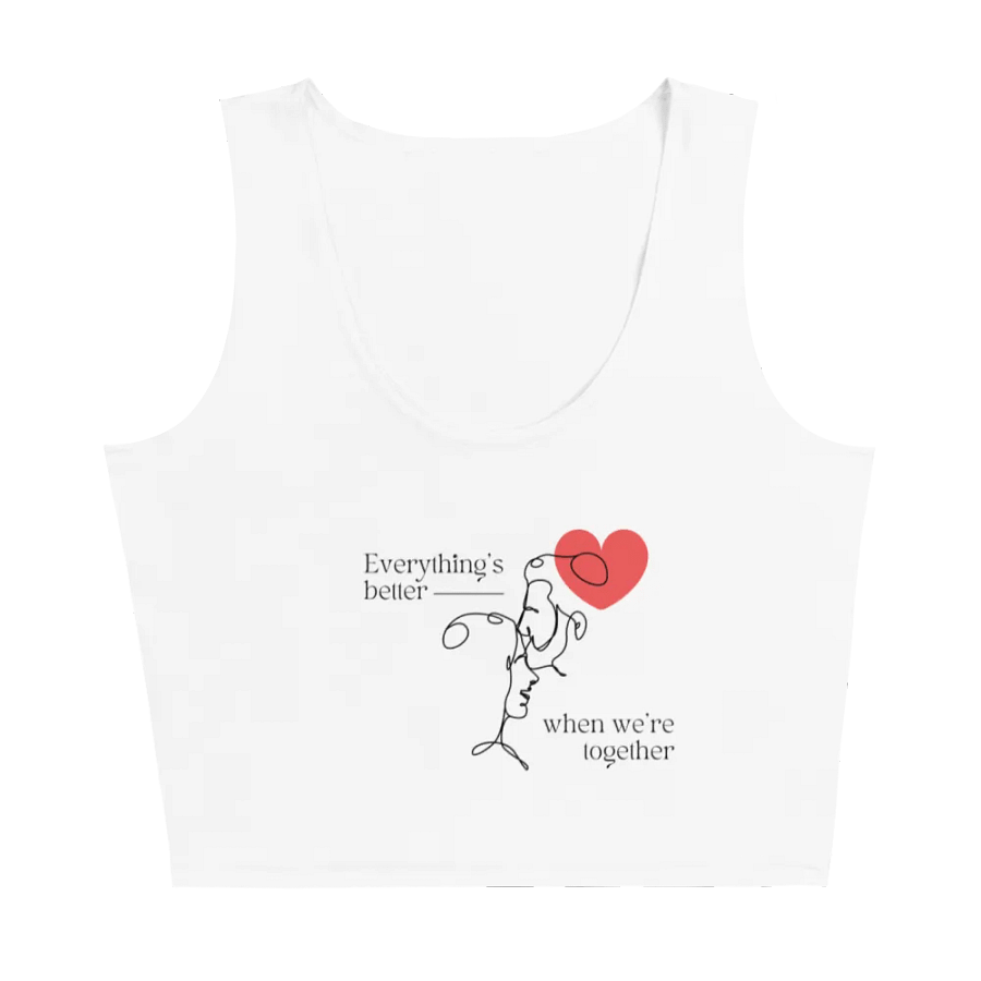 Everything's better when we are together | Women's cropped tank top product image (5)