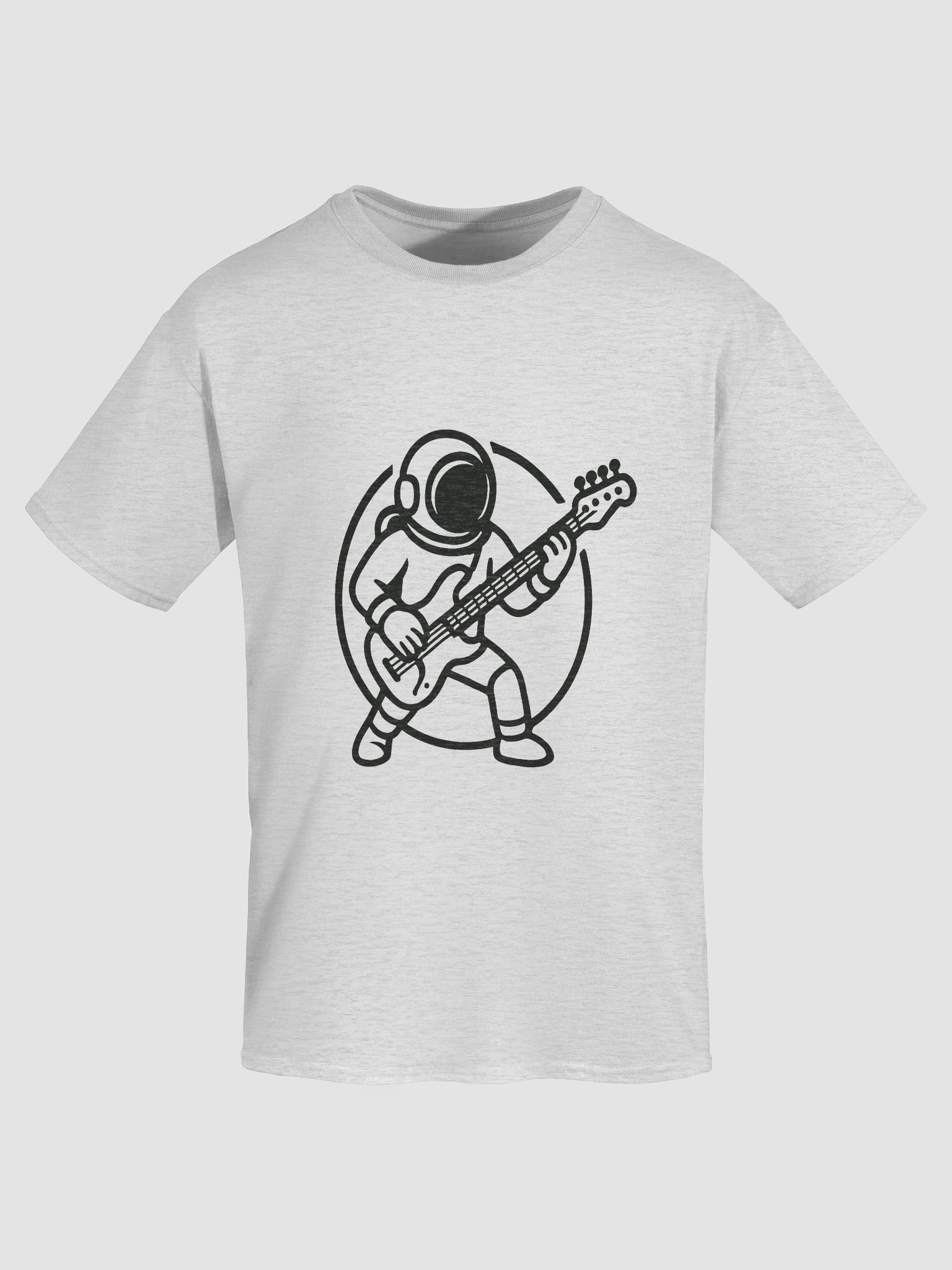 Holidays On Mars | Astronaut Bass Player T-shirt (light colours) product image (19)