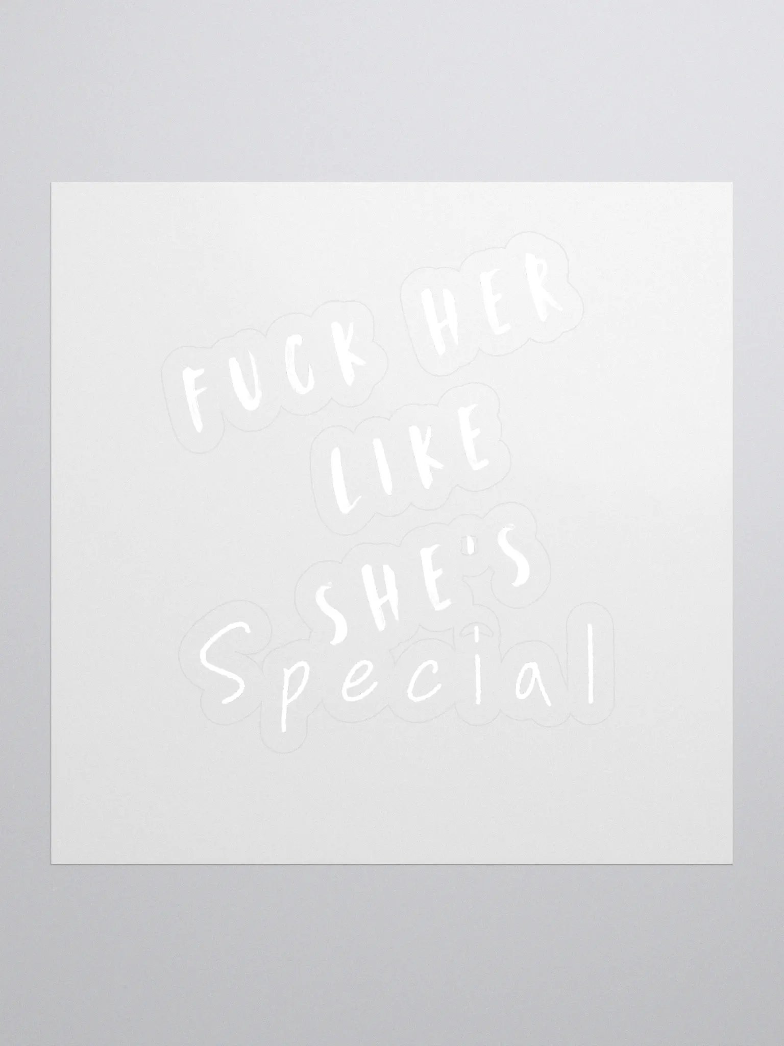 F*#k Her Like Sh'e Special by Intrusive Thoughts Sticker product image (1)