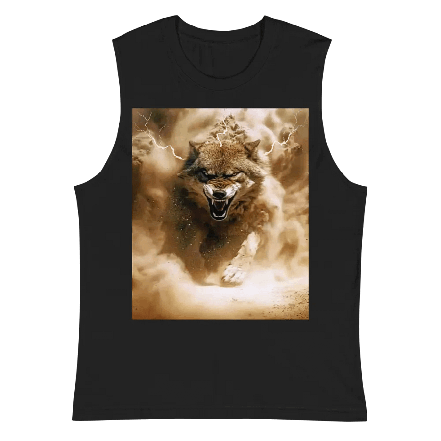 Thunderous Storm Wolf Muscle Top product image (2)