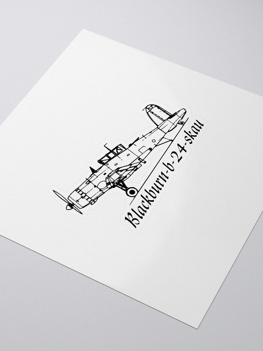 Blackburn b 24 skau Aircraft. Custom Cut Vinyl Stickers product image (7)