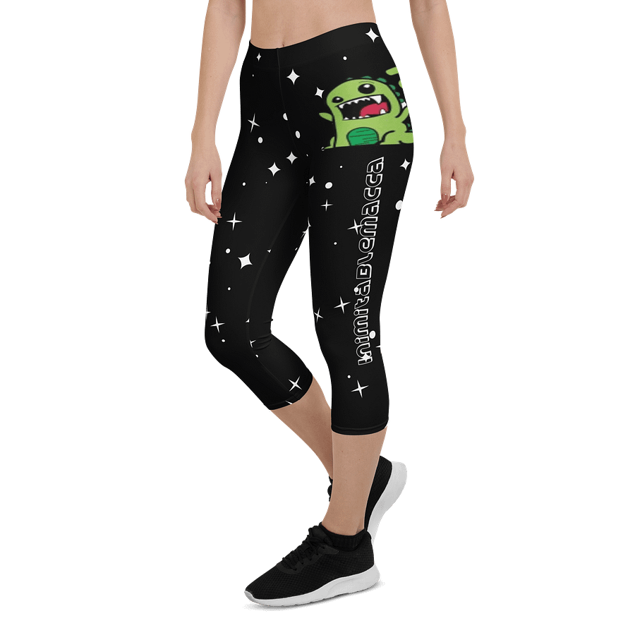 Female Leggins with Rawr Emoji & Inimitable Macca product image (5)