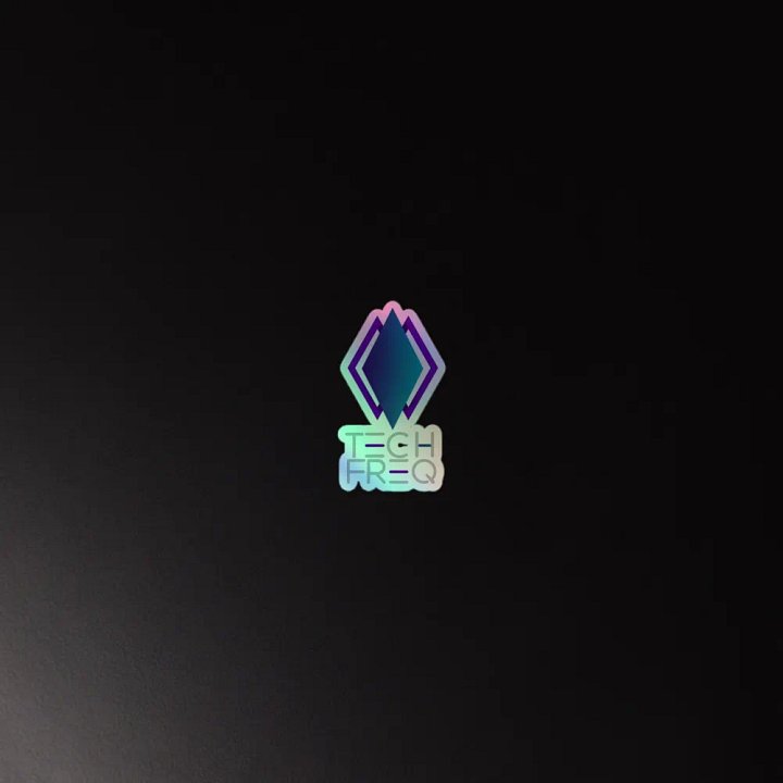 TechFreq Logo Kiss-Cut Holographic Sticker product image (4)
