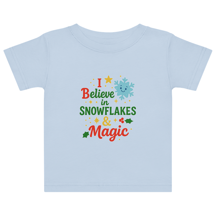 Snowflake Magic Baby Tee product image (1)