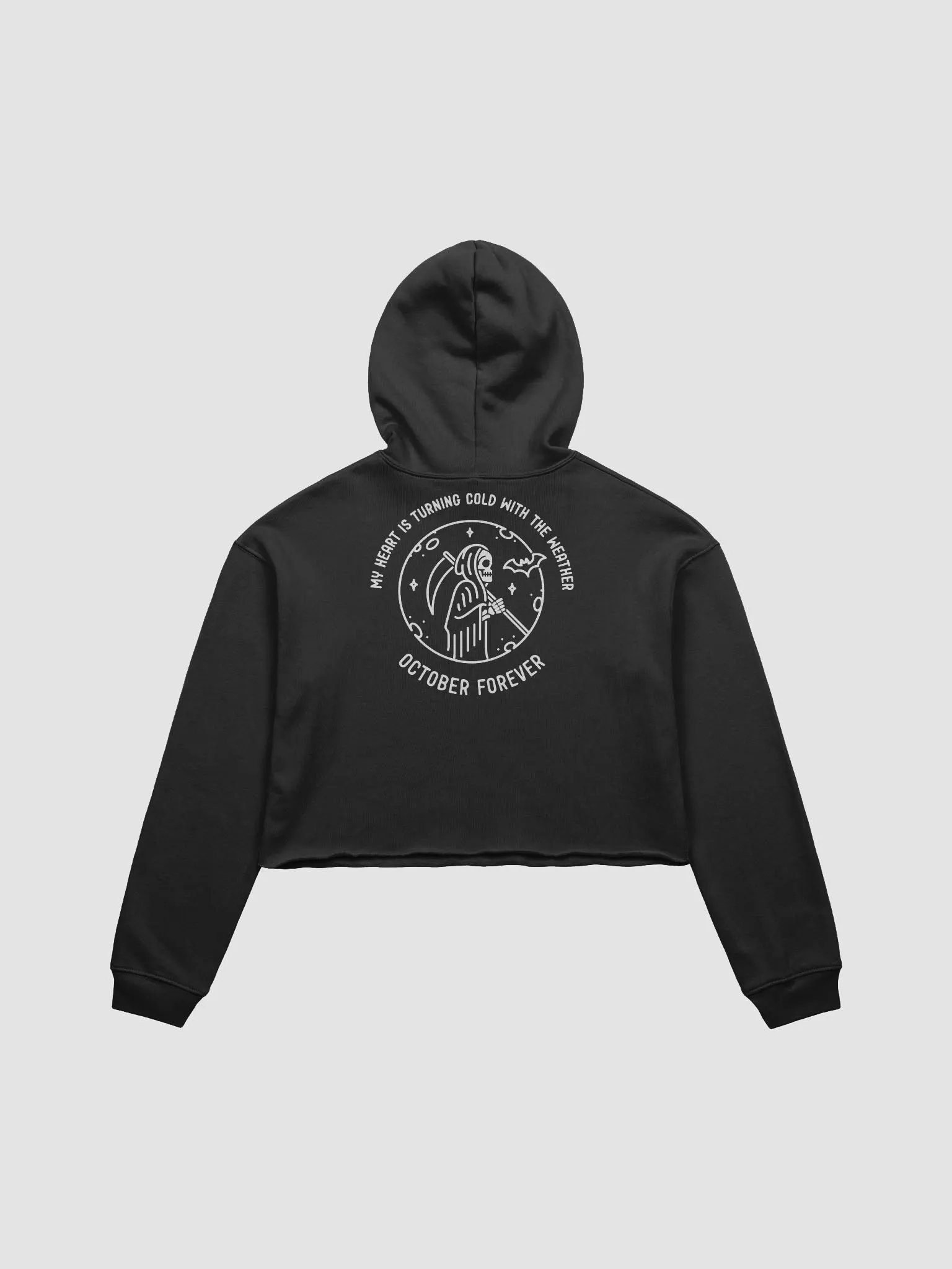Skelly Bat Cropped Hoodie product image (5)