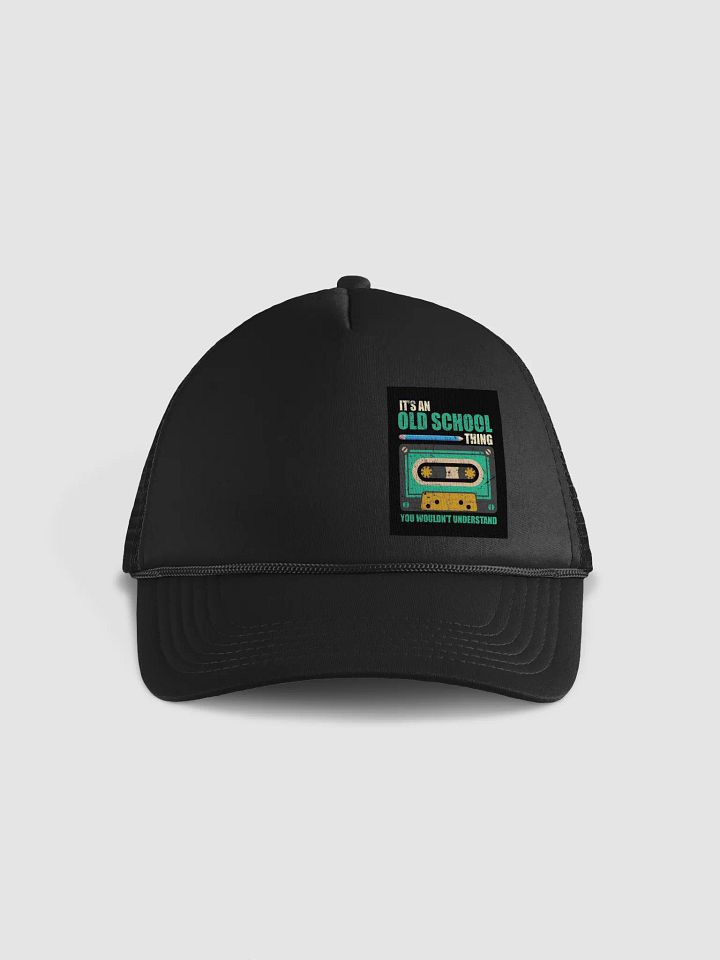 Retro Cassette Tape Graphic Trucker Hat product image (1)
