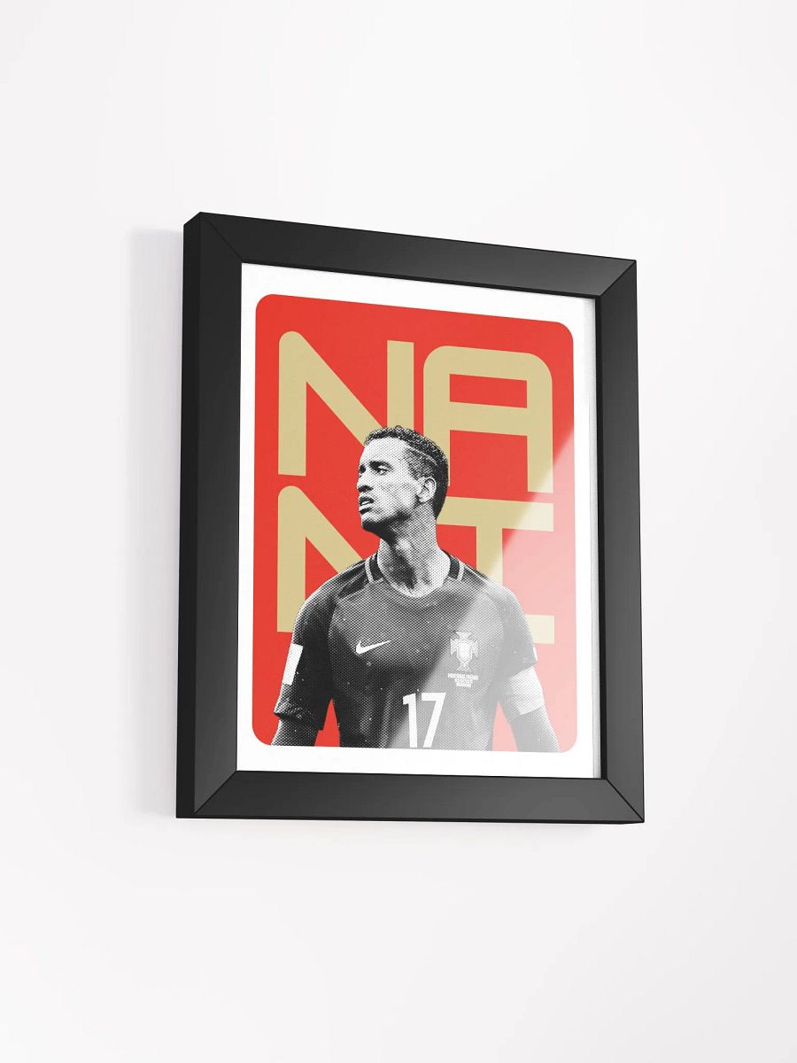 Nani BW Portugal Name Art Framed Print product image (3)