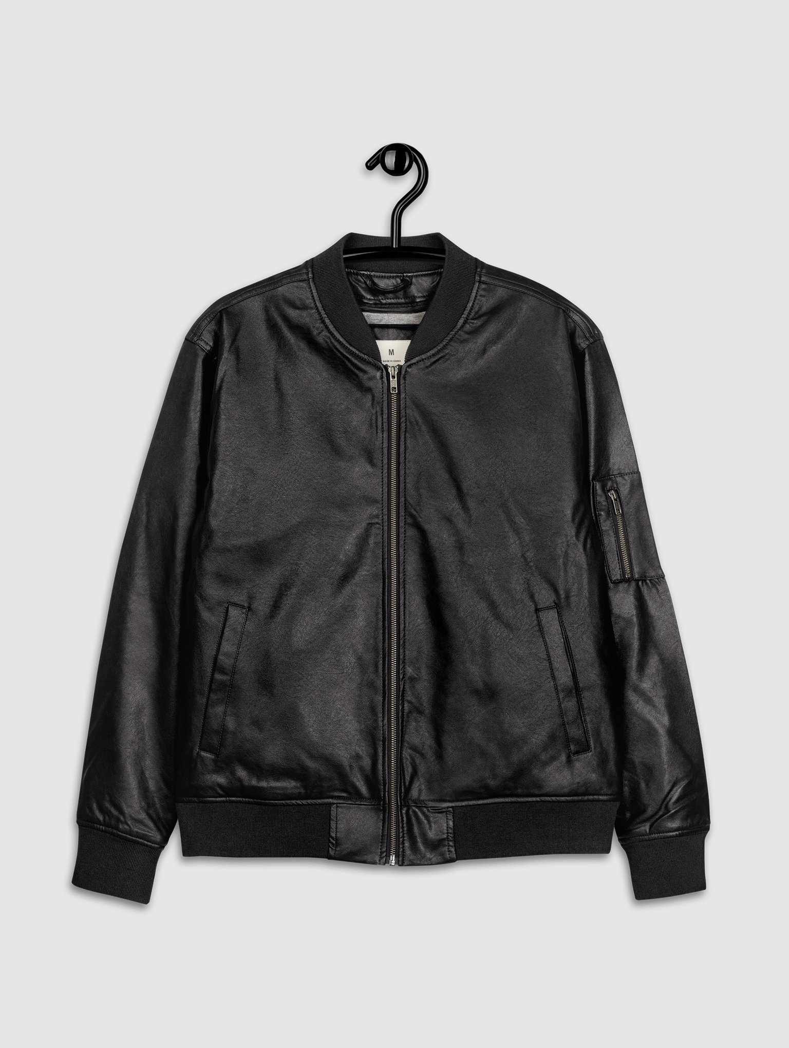 Leather Bomber Jacket product image (5)