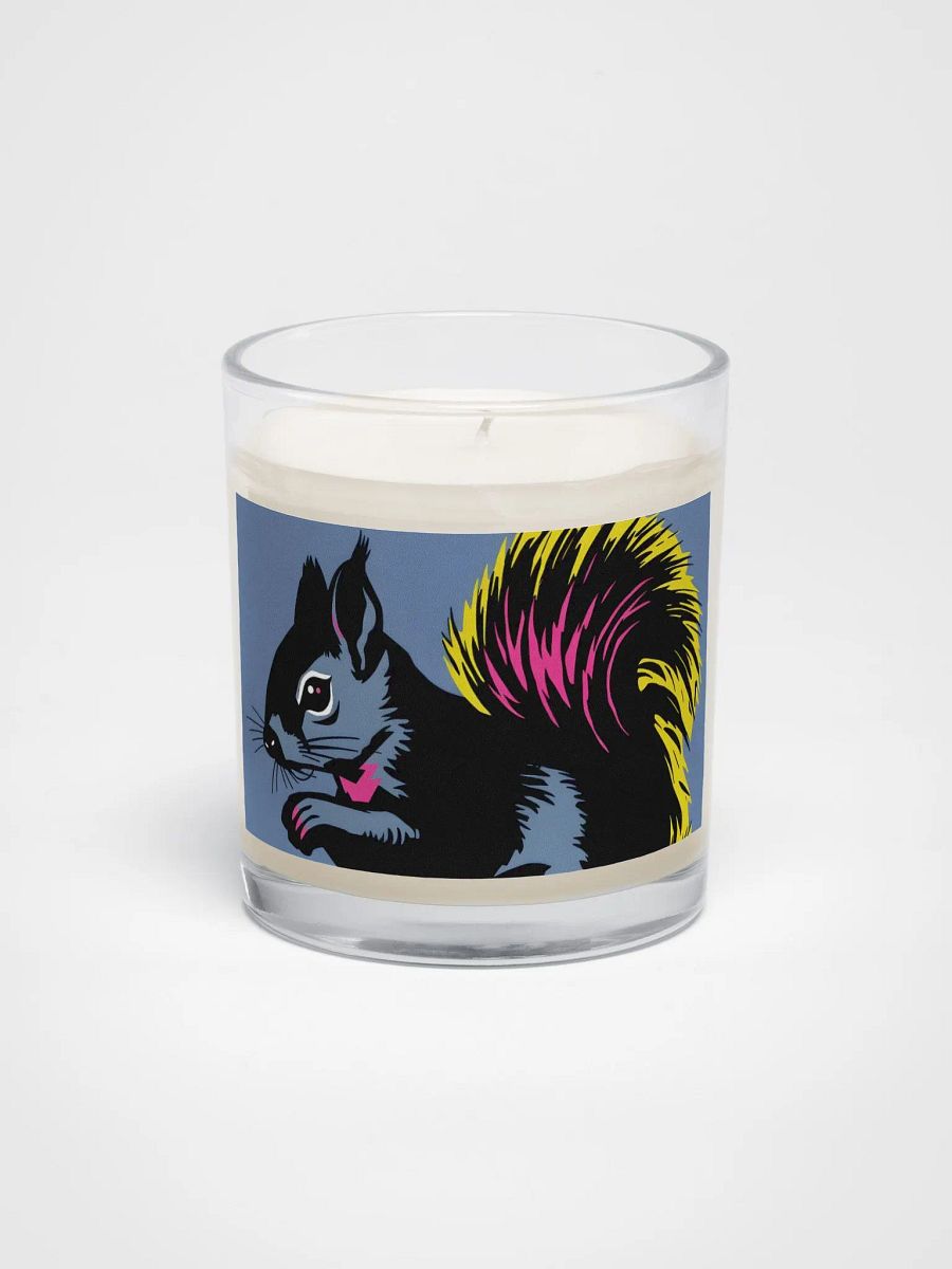 Pop-Art Squirrel Soy Wax Candle product image (1)