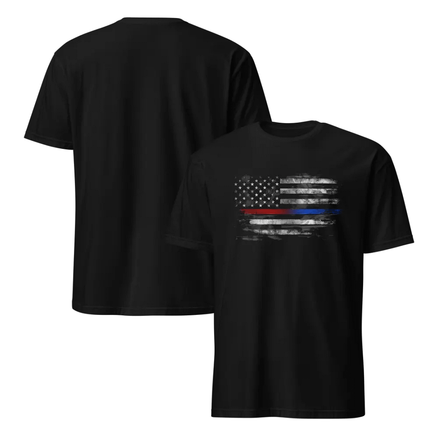 Thin Red and Blue Line Flag product image (9)