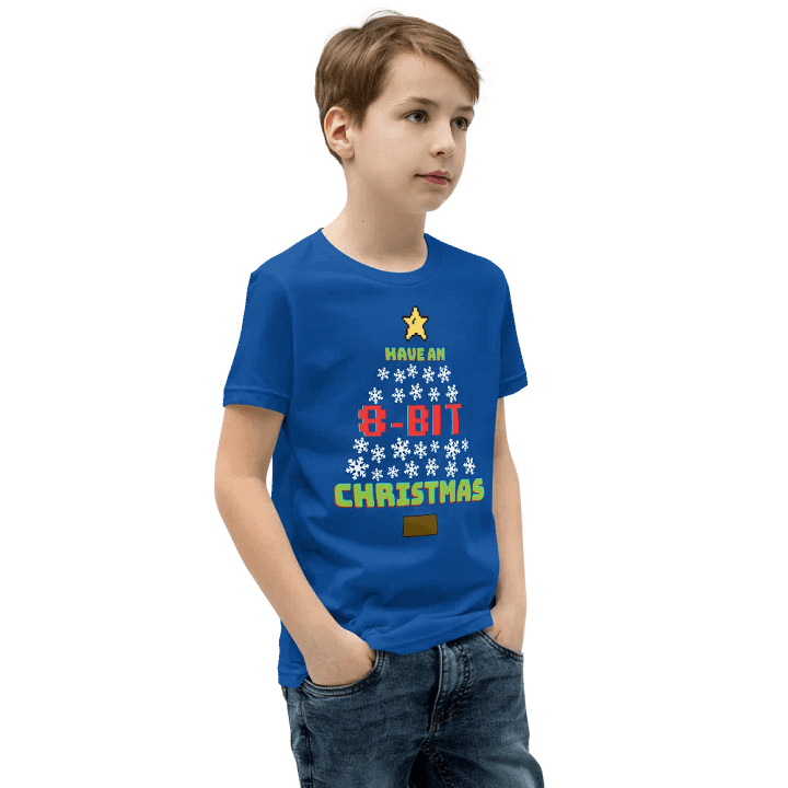 8-Bit Christmas Tree Kids Tee product image (2)
