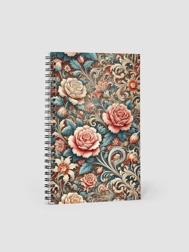 Royal Floral Spiral Notebook product image (1)