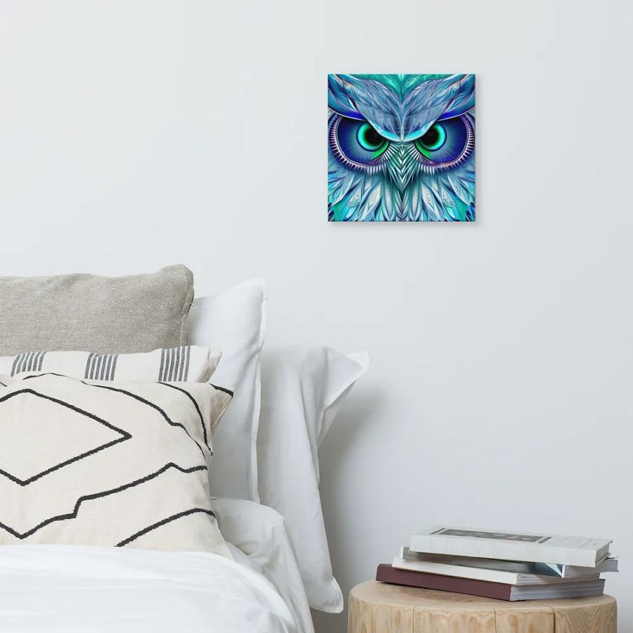 Fantasy Fractal Owl Art - v13 product image (6)
