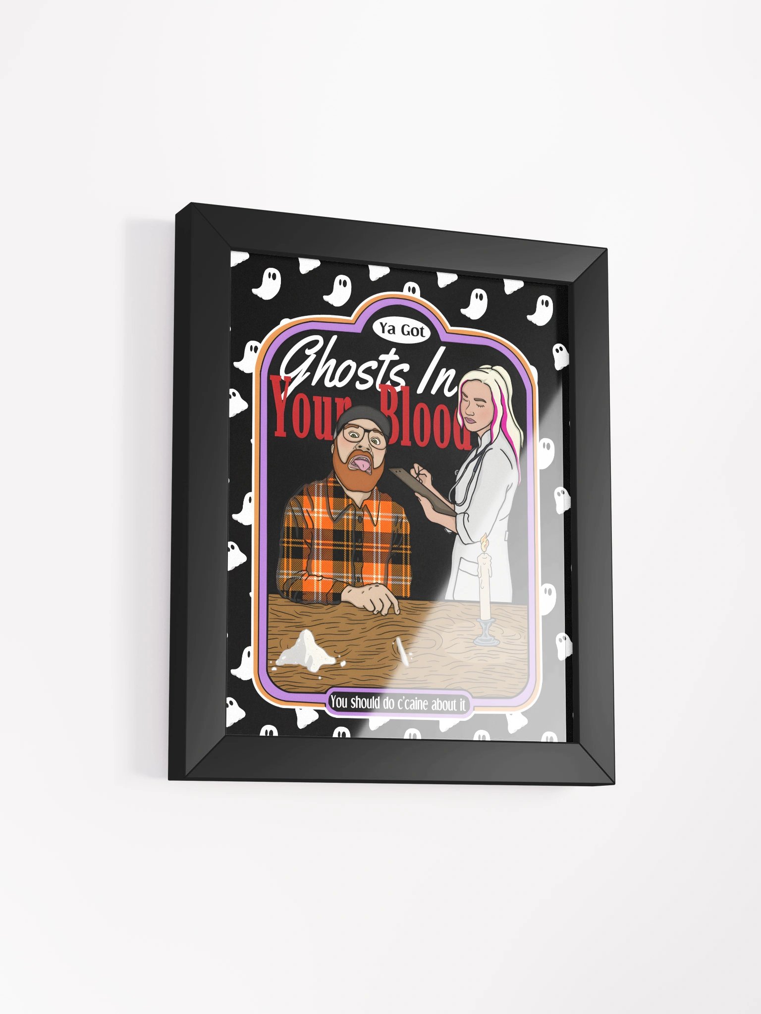 Ghosts In Your Blood Framed Print product image (2)