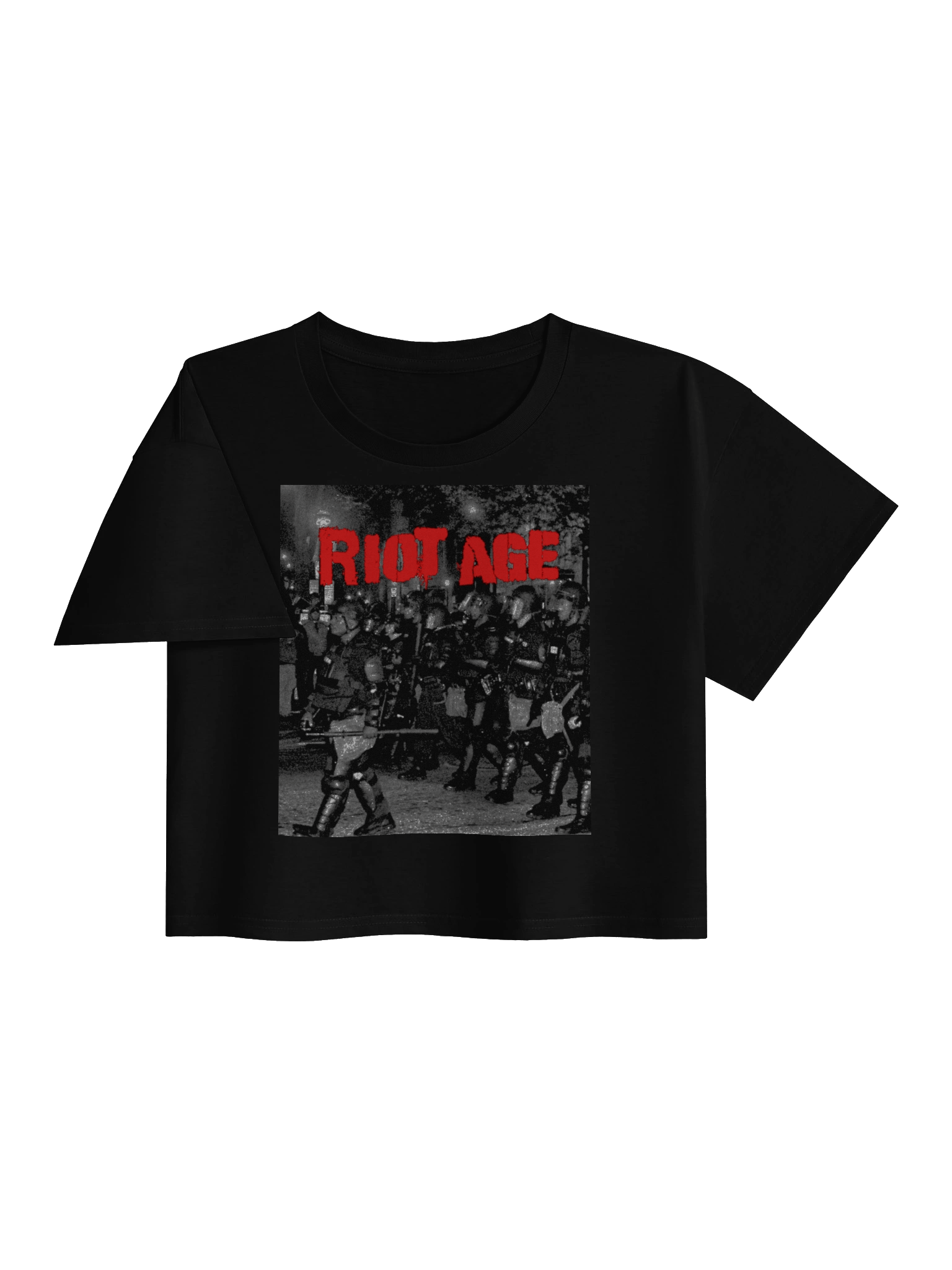 Women's "Land of the Free" lyric Crop Top product image (3)