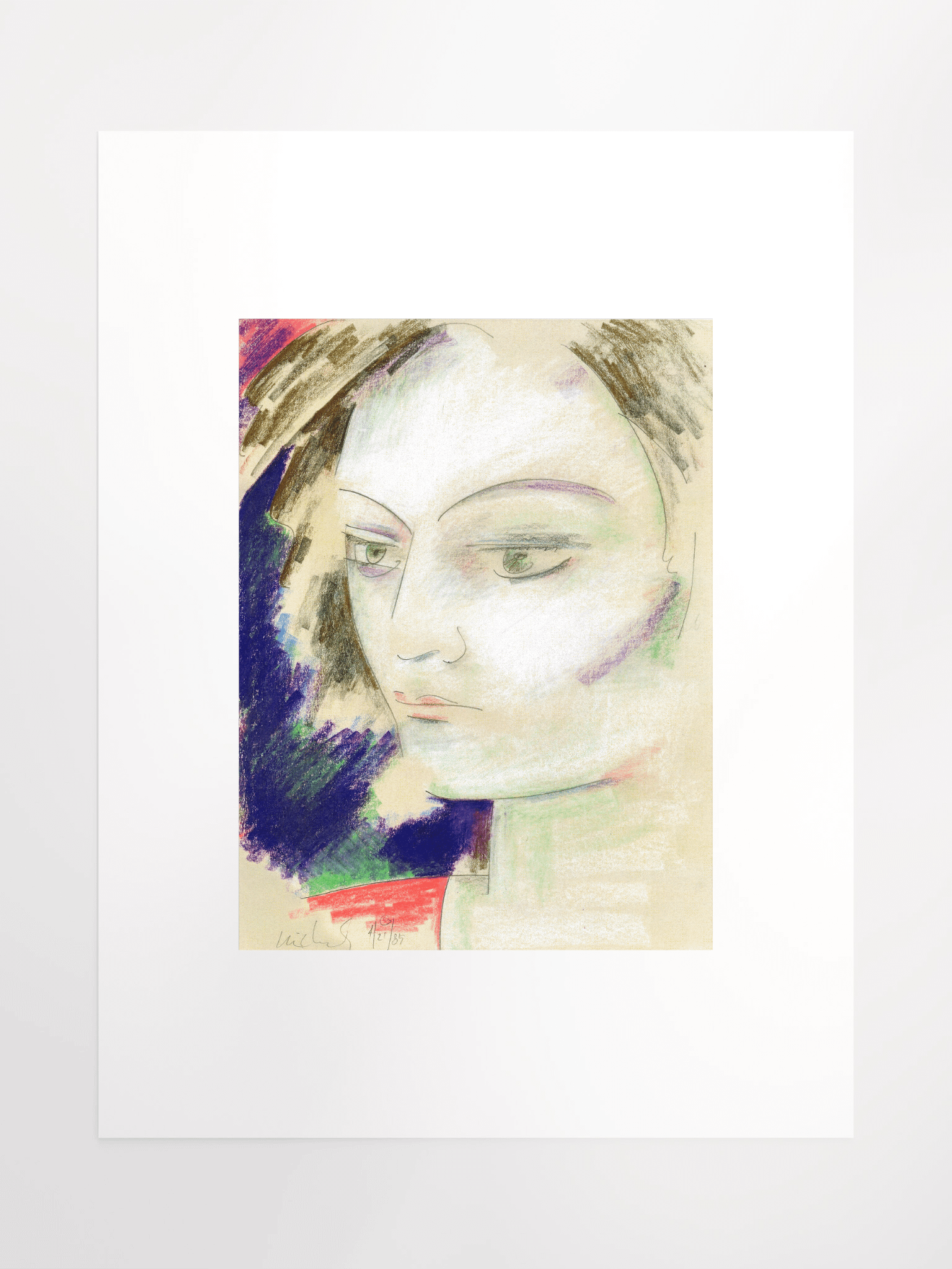 Portait of a Woman 04.27.89 print product image (2)