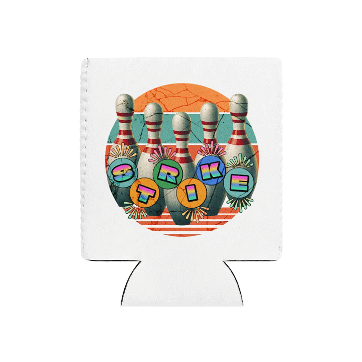 Bowling Pin Strike Can Cooler product image (1)