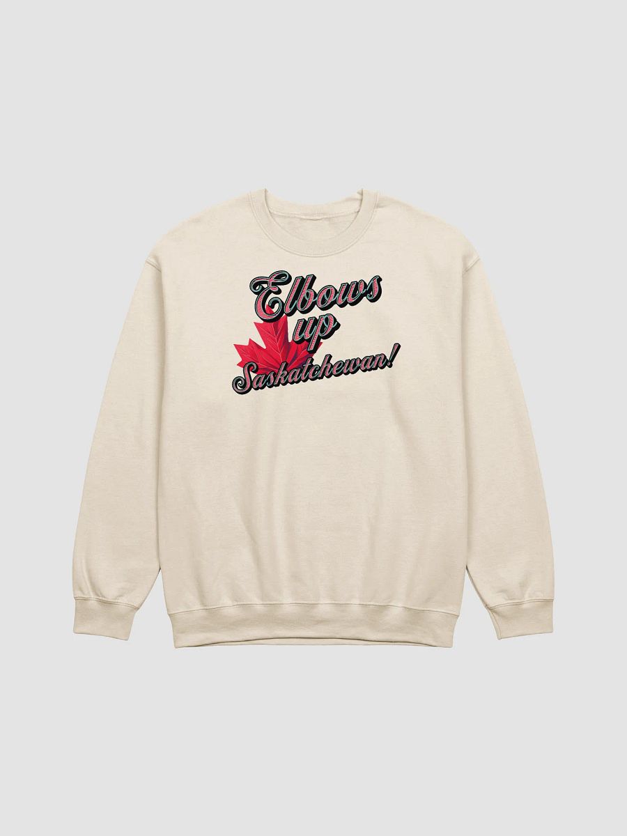 Elbows Up Maple Leaf Saskatchewan Crewneck product image (19)