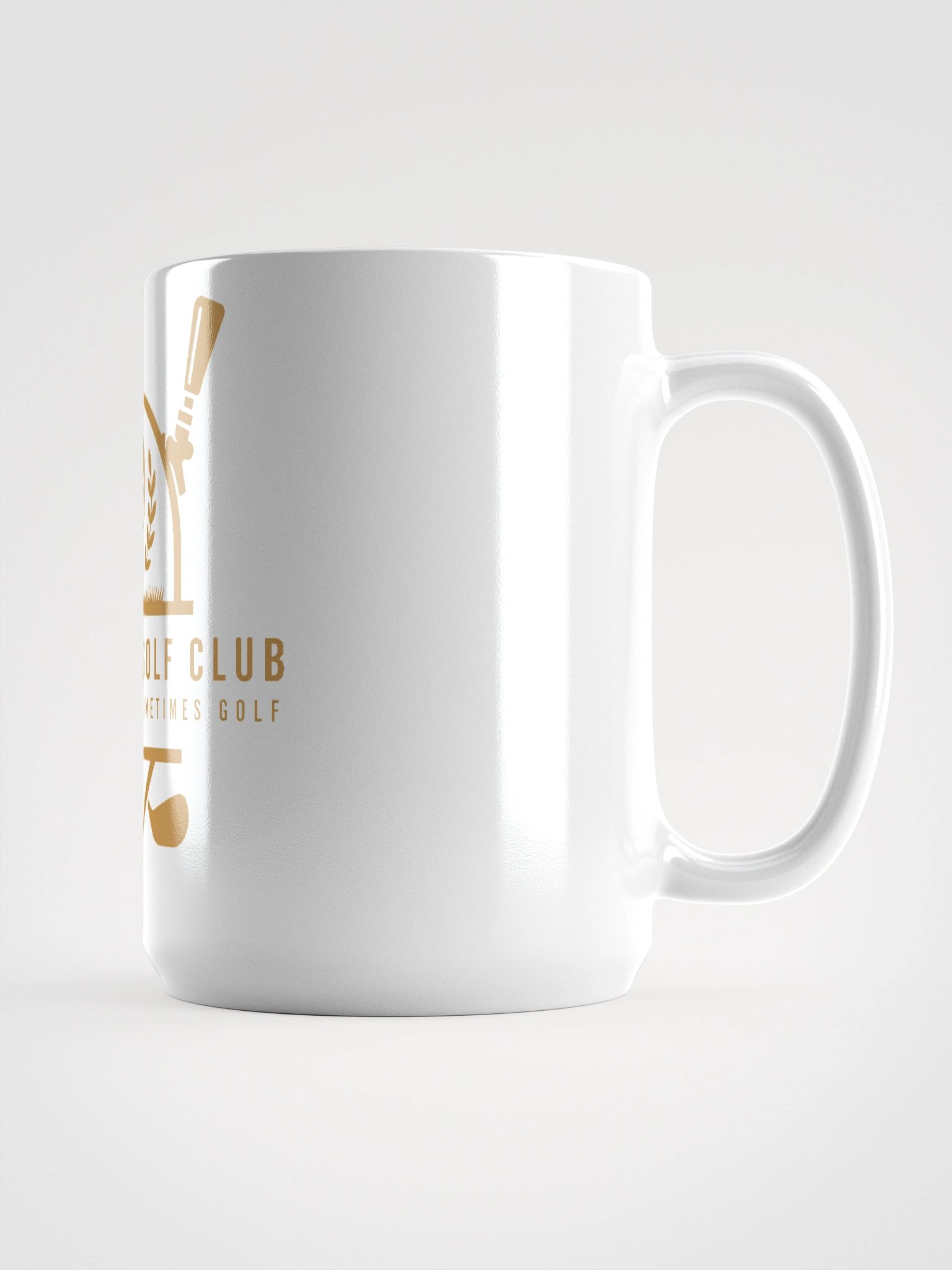 Ridgefield Golf Club Logo White Glossy Mug product image (1)