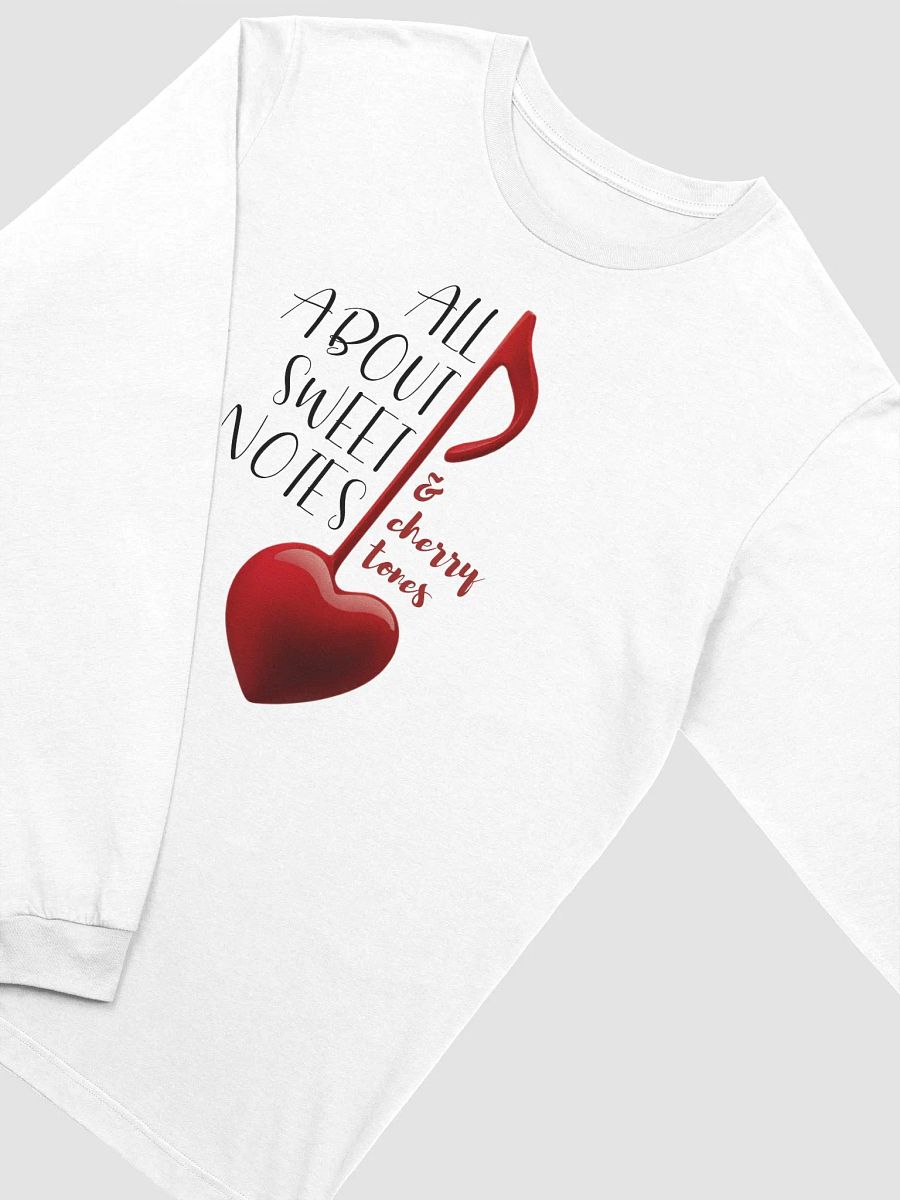 Sweatshirt For Singers - All About Sweet Notes & Cherry Tones product image (3)