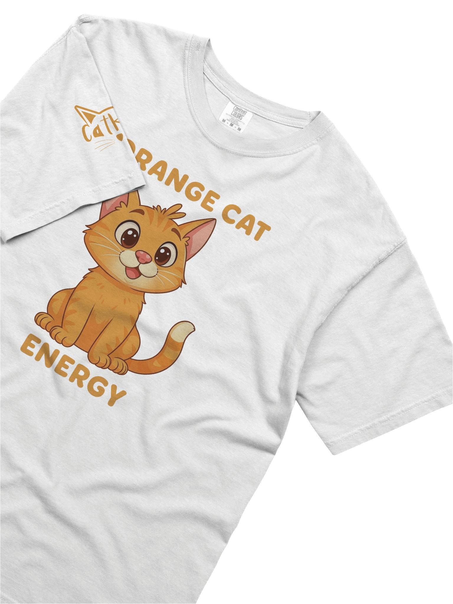 ORANGE CAT ENERGY T-SHIRT product image (13)
