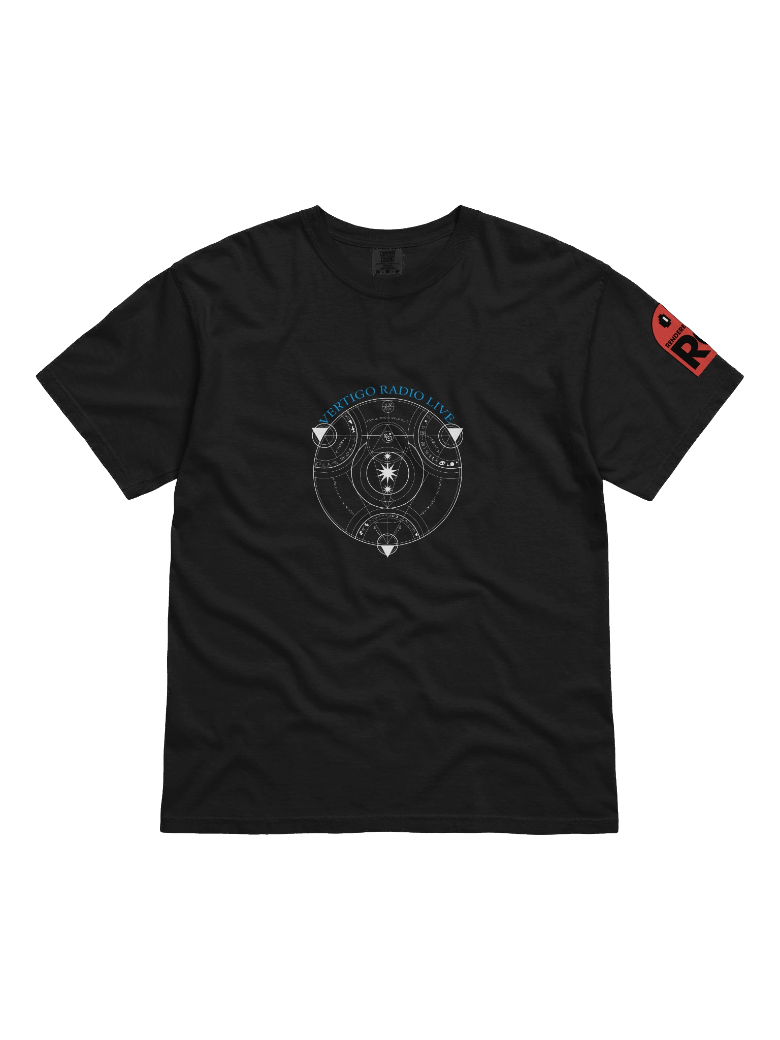 Vertigo Radio Live T-Shirt: Vector Blue product image (1)